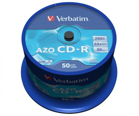 Płyta CD-R Verbatim Crystal AZO cake (50szt)