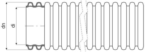 Rura osłonowa karbowana Arot z podwójnym płaszczem KOPOFLEX KF CA 450N 50/41mm niebieska /50m/