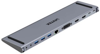 Stacja dokująca Unitek USB-C z DisplayLink 4K | 4K@30Hz | 5Gbps | PD 100W