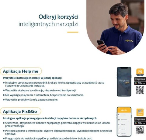 Zestaw Somfy Elixo 3S+ M IO Comfort Pack do 600kg bram przesuwnych