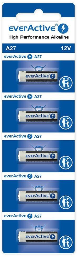 Bateria A27 / 27A everActive 12V (blister 5 szt.)