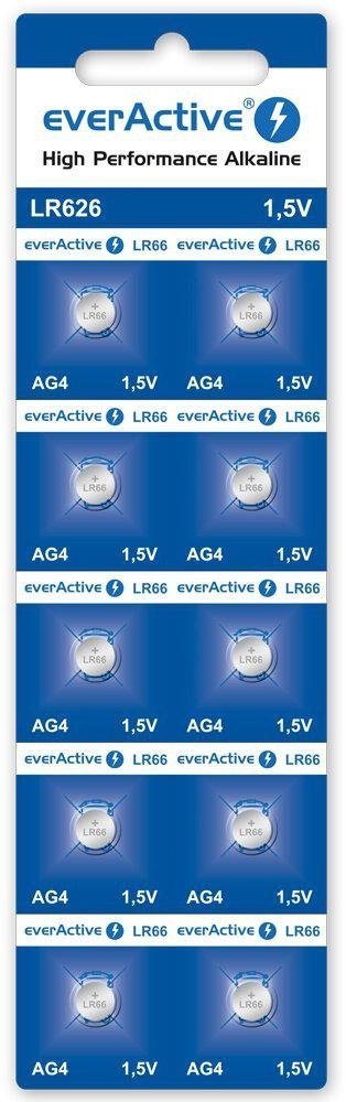 Bateria AG4 / G4 / LR66 / LR626 everActive 1,5V (blister 10 szt.)