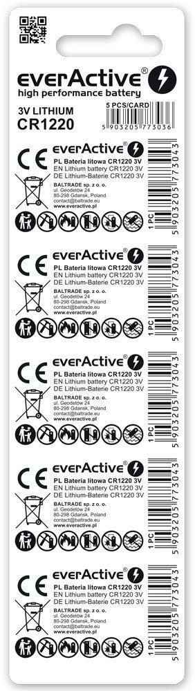 Bateria CR1220 everActive (blister 5 szt.)