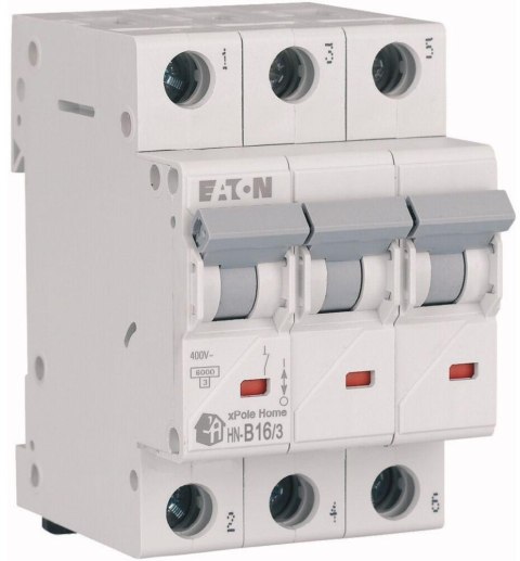 EATON WYŁĄCZNIK NADPRĄDOWY B 16A 3P 3M 6KA HN-B16/3