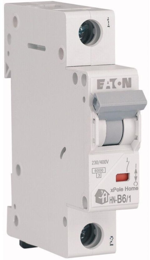 EATON WYŁĄCZNIK NADPRĄDOWY B 6A 1P 1M 6KA HN-B6/1
