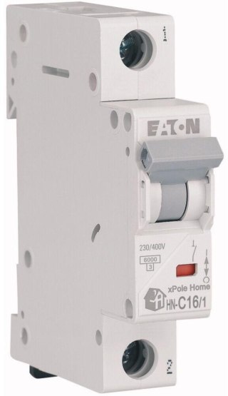 EATON WYŁĄCZNIK NADPRĄDOWY C 16A 1P 1M 6KA HN-C16/1