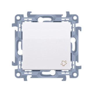 KONTAKT SIMON 10 MODUŁ BIAŁY PRZYCISK "DZWONEK" SAMOZACISKI 10AX 250V
