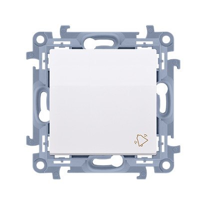 KONTAKT SIMON 10 MODUŁ BIAŁY PRZYCISK "DZWONEK" SAMOZACISKI 10AX 250V