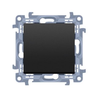KONTAKT SIMON 10 MODUŁ CZARNY MAT ŁĄCZNIK 1-BIEGUNOWY SAMOZACISKI 10AX 250V