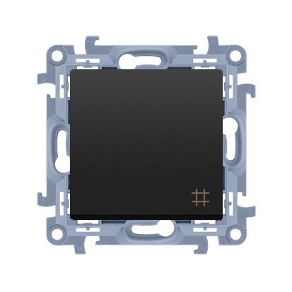 KONTAKT SIMON 10 MODUŁ CZARNY MAT ŁĄCZNIK KRZYŻOWY ZACISKI ŚRUBOWE 10AX 250V