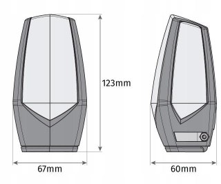 Lampa ostrzegawcza Motorline MP205 pomarańczowa LED 12-230V z uchwytem (001PLM10918012)