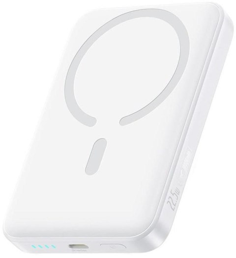 Powerbank Baseus EnerFill FM11 Ultra-Mini 10000 mAh 22,5 W PD 3.0 QC 3.0 biały MagSafe + kabel USB-C