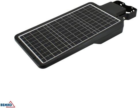 SOLARNA OPRAWA ULICZNA LED SOLGER 40W 6000LM 3000/4000/6000K IP65 CZARNA CZ. PIR