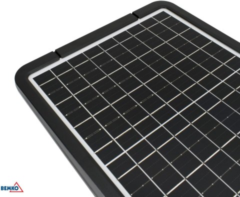 SOLARNA OPRAWA ULICZNA LED SOLGER 40W 6000LM 3000/4000/6000K IP65 CZARNA CZ. PIR