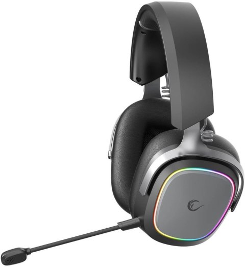 Słuchawki Rampage RETSU Słuchawki bezprzewodowe nauszne BT 2.4G RGB czarne