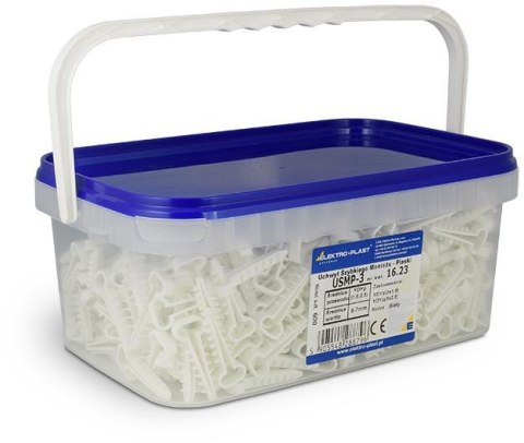 Uchwyt szybkiego montażu - płaski USMP-3 Elektro-Plast Opatówek 600szt BOX 16.23