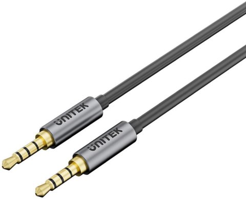Unitek Adapter AUX 3,5 mm jack (męski-męski) 1m