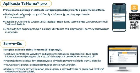 Zestaw Somfy Elixo 3S+ IO Comfort Pack do 600kg bram przesuwnych