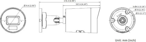 Kamera IP Hikvision DS-2CD2047G3-LI2UY/SRB(2.8mm)/BLACK Opakowanie zbiorcze 4szt.
