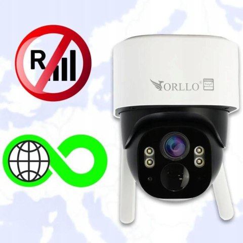 Kamera IP Orllo TZ1 Cloud SIM 4G LTE z panelem solarnym