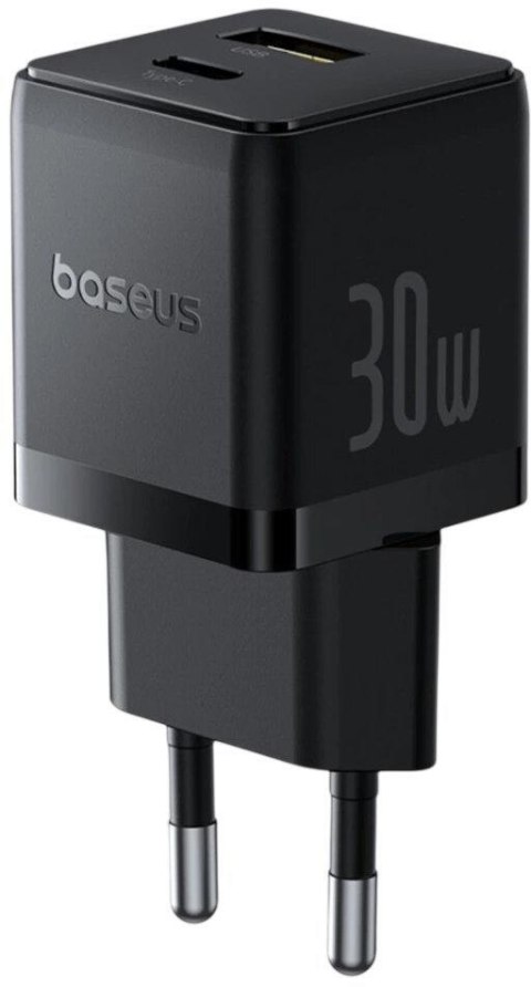 ŁADOWARKA SIECIOWA Baseus Palm P1011160A113-00 30W 1x USB-C 1x USB-A PD 3.0 QC 3.0 CZARNA