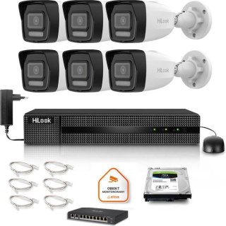 Zestaw monitoringu Hilook 6x IPC-B140HA-LU z dyskiem 2TB