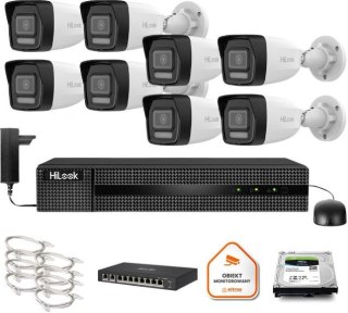 Zestaw monitoringu Hilook 8x IPC-B140HA-LU z dyskiem 2TB