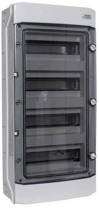 PLASTIKOWA OBUDOWA INSTALACYJNA Natynkowa IP65 4X12 modułów. PHS 48T NOARK 110814