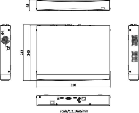 Rejestrator IP Hikvision DS-7608NXI-K1(D) PL