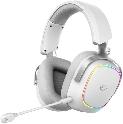 Słuchawki Rampage RETSU Słuchawki bezprzewodowe nauszne BT 2.4G RGB białe