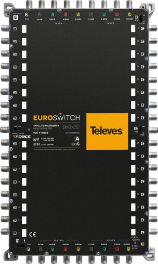 EUROSWITCH 9x9x32 "F" KOŃCOWY/KASKADA ref. 719605