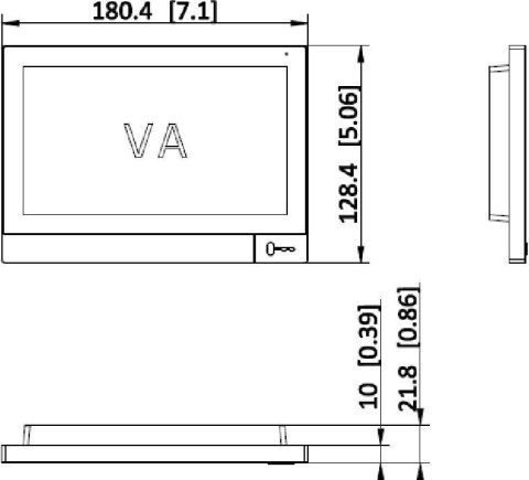 Monitor wideodomofonu Hikvision DS-KH8381-TE1