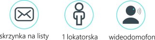 Skrzynka na listy Vidos S551-SKM z wbudowanym wideodomofonem