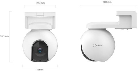Kamera IP Ezviz EB8 Pro 4G 4K Kit 8MP z panelem słonecznym 8W 4G Wi-Fi