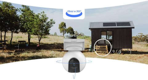 Kamera IP Ezviz EB8 Pro 4G 4K Kit 8MP z panelem słonecznym 8W 4G Wi-Fi