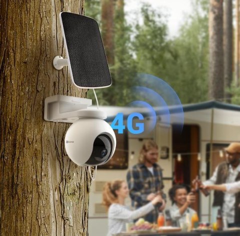 Kamera IP Ezviz EB8 Pro 4G 4K Kit 8MP z panelem słonecznym 8W 4G Wi-Fi