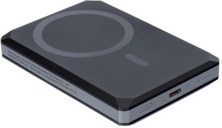 Powerbank Veger GeoWallet Tracker X5 5000 mAh 20 W PD QC 3.0 MFi MagSafe USB-C czarny