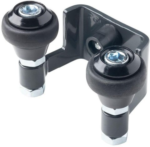 Uchwyt PSG 60.022.9005 42mm górny do bram przesuwnych (2 rolki) kolor czarny RAL9005