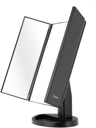 Lusterko do makijażu Humanas HS-ML04 z podświetleniem LED - czarny