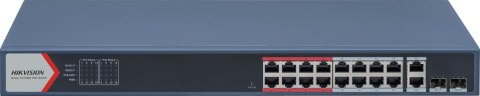 SWITCH POE HIKVISION DS-3E1318P-EI(B) LinkVu