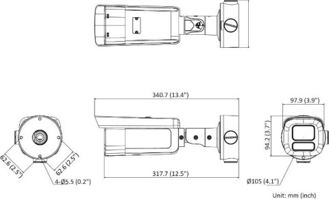 Kamera IP Hikvision DS-2CD3B26G2T-IZHSY(8-32mm)(H)