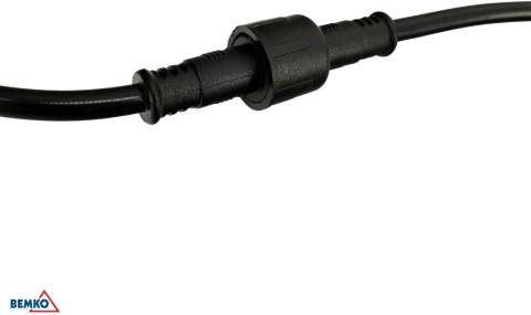 SOLARNA GIRLANDA OGRODOWA LED BRMKO SOLBEE 3W 3000K 10SZT 10M IP65 CZARNA C83-SOB-003BL-3K