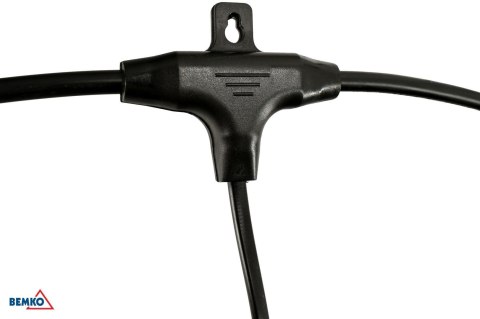 SOLARNA GIRLANDA OGRODOWA LED BRMKO SOLBEE 3W 3000K 10SZT 10M IP65 CZARNA C83-SOB-003BL-3K