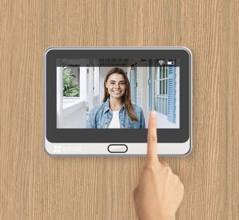 Wizjer do drzwi Ezviz CP4 2MP Wi-Fi srebrny